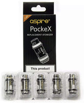 Aspire PockeX 1.2Ω & 0.6Ω Replacement Coils